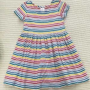 Hanna Andersson Colorful Striped Kids Dress
